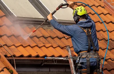 Démoussage et hydrofuge de toiture à Arcins